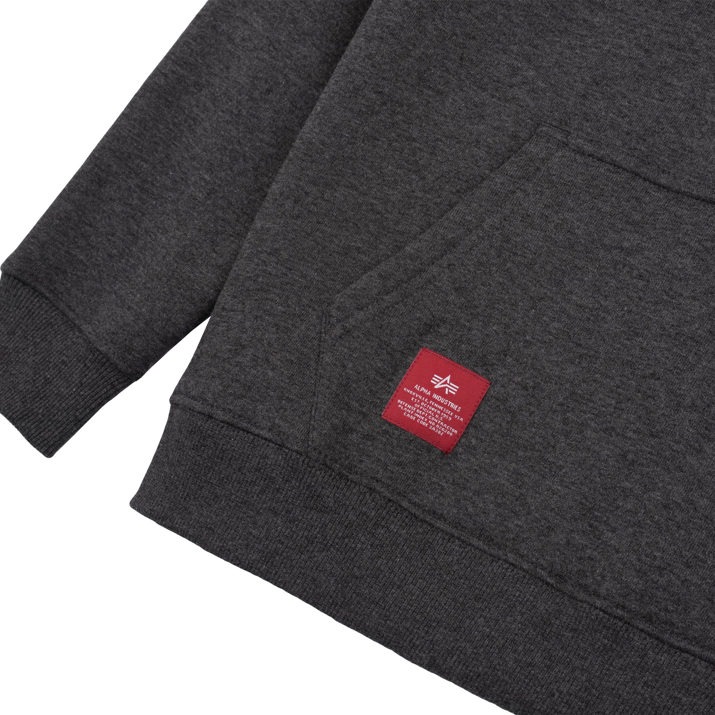 Industries heather Industries Basic Hoodie Kinder Kapuzenpullover charcoal Alpha Alpha