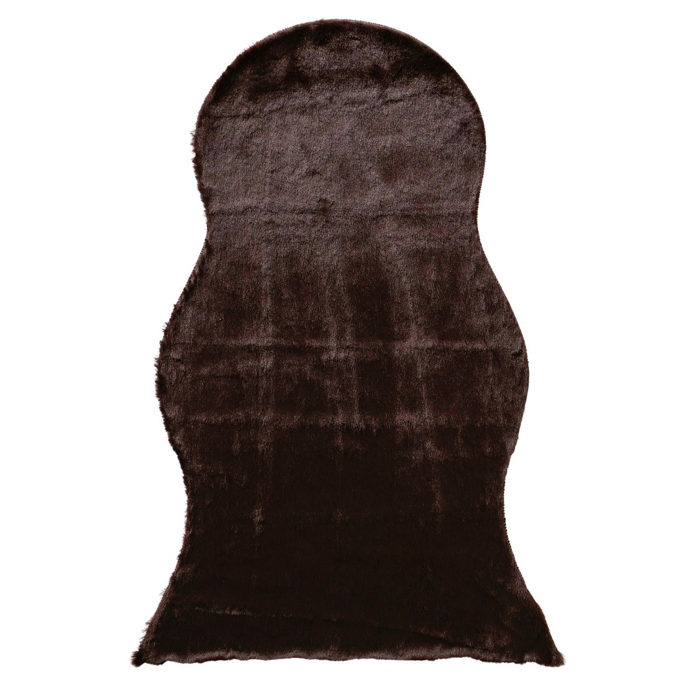 BOLTZE GRUPPE GmbH Dekoobjekt Boltze Deko Fell Liz, dunkelbraun Länge 101,50cm, 2084654 (1 St)