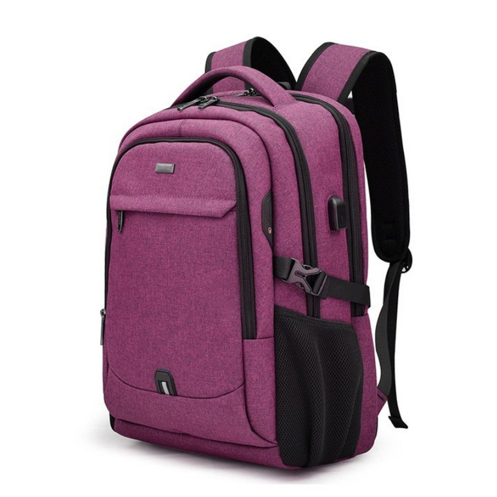 REDOM Laptoprucksack Laptop Rucksack Рюкзаки Schulrucksack Wasserbeständig Laptoptasche (Laptop Notebook Tasche Schule Uni Rucksack, mit USB-Lade-Anschluss, Anti-Diebstahl, Backpack mit Laptopfach), Herren Damen Jungen Teenager Freizeit Arbeit Business Reisen