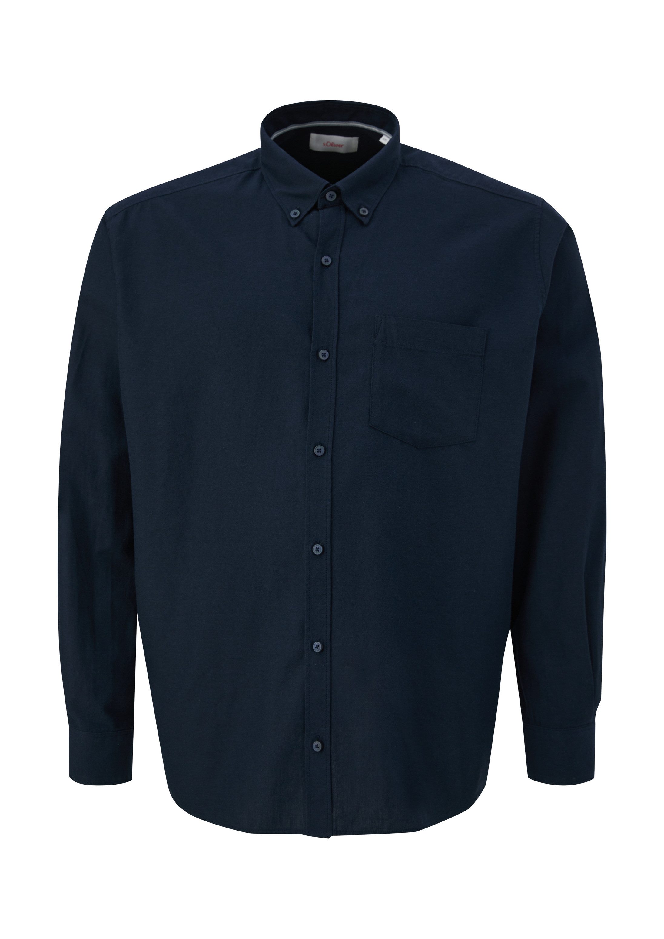 s.Oliver Langarmhemd Hemd Regular: Button Down-Hemd