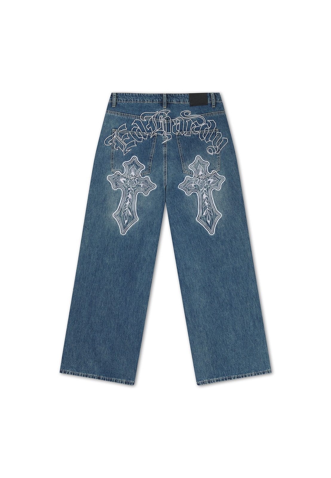 Ed Hardy Weite Jeans Jeans Ed Hardy Gothic Contrast Cross