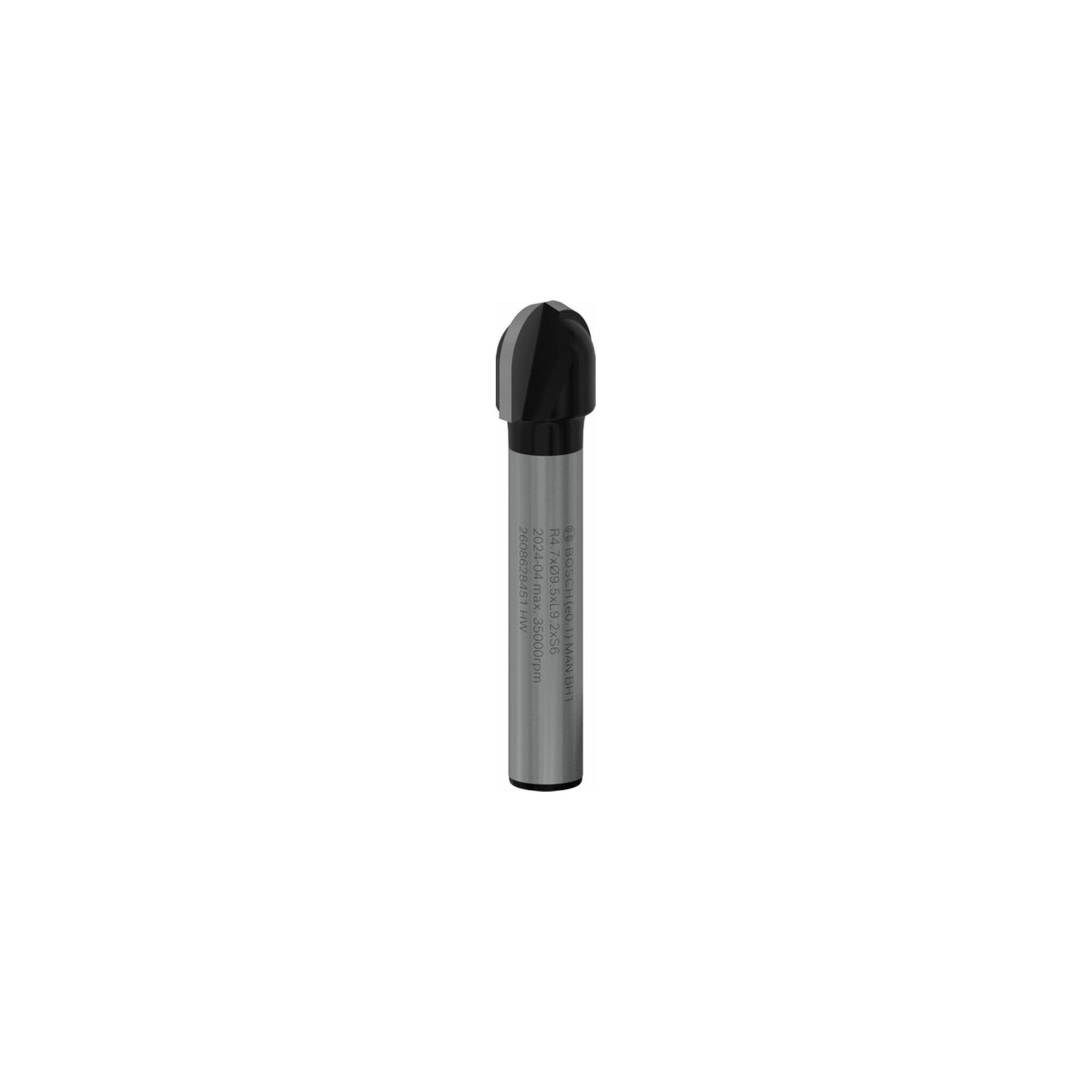 Bosch Professional Fräse Bosch Hohlkehlfräser 6 mm R1 4,7 mm D 9,5 mm L 9,2 mm G 40 mm
