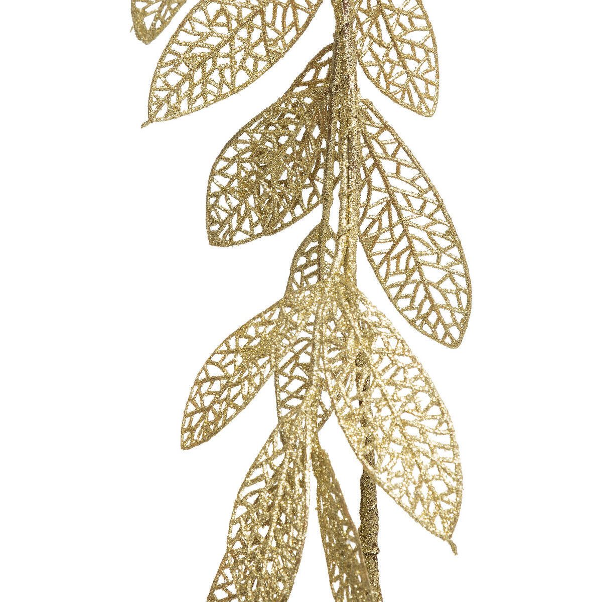 Atmosphera Créateur d'intérieur Dekoobjekt Goldene Blättergirlande mit Glitzer, 180 cm (Deko-Objekt, Deko-Objekt)