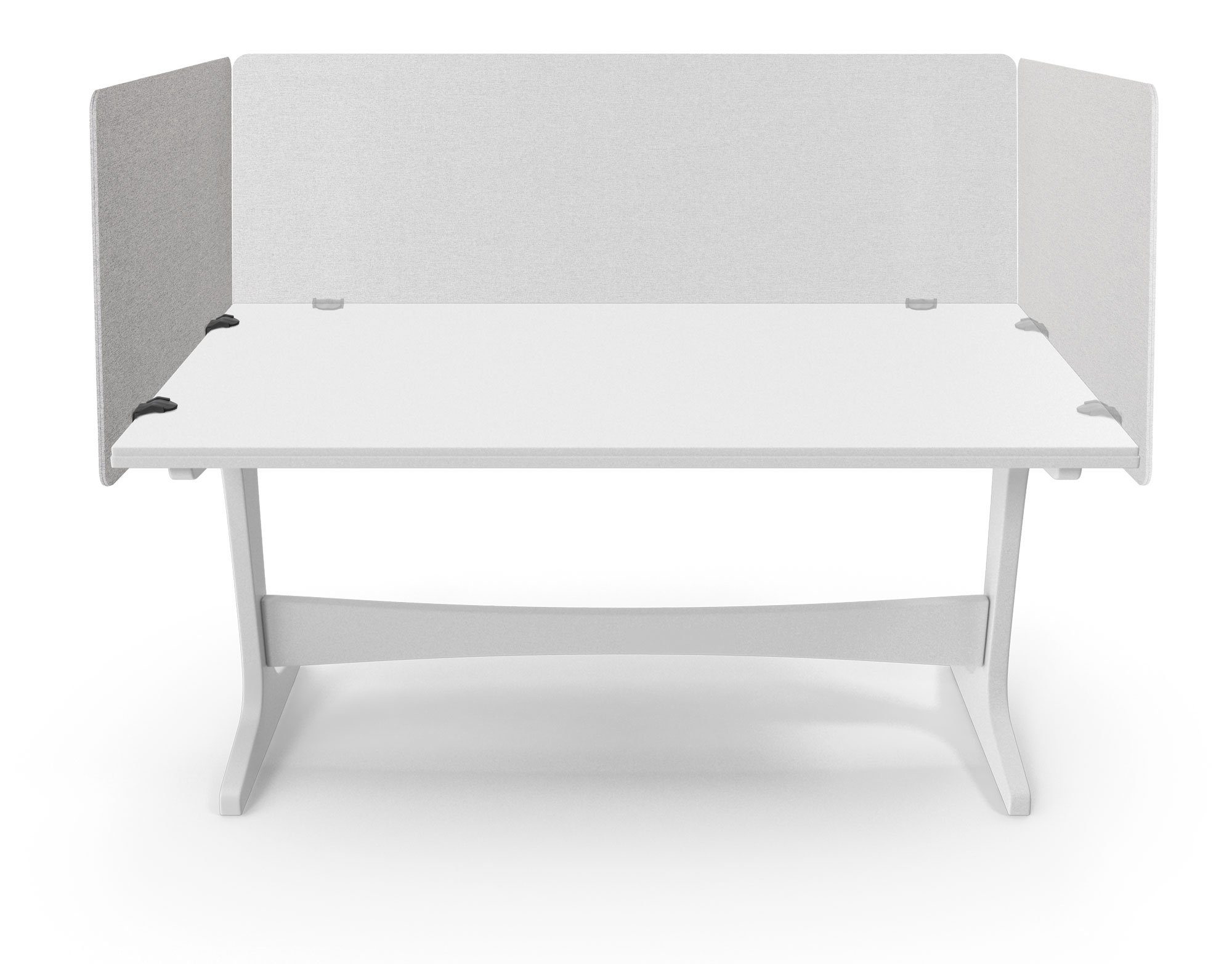 Pronomic In Tischtrennwand St., Hause Schalldämmender Tisch Stellwand (DiviDesk, zu Höhen Beruf Sichtschutz 1 die - Raumakustik am und für 3 Textilbezug, befestigen), Optimiert zu