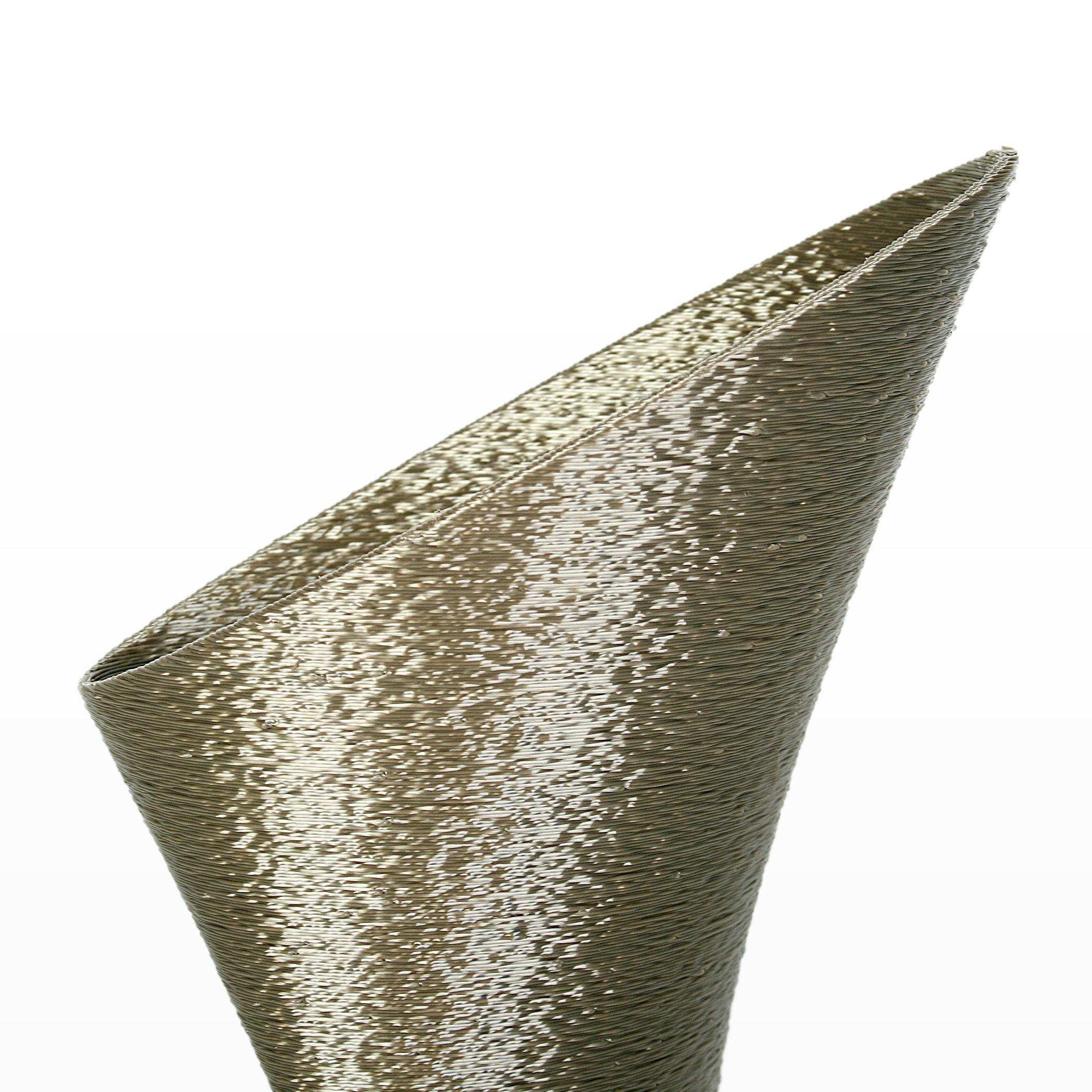 Kreative Feder bruchsicher & Dekovase Vase nachwachsenden Rohstoffen; Designer wasserdicht Bio-Kunststoff, aus aus Blumenvase – Copper Dekorative Old
