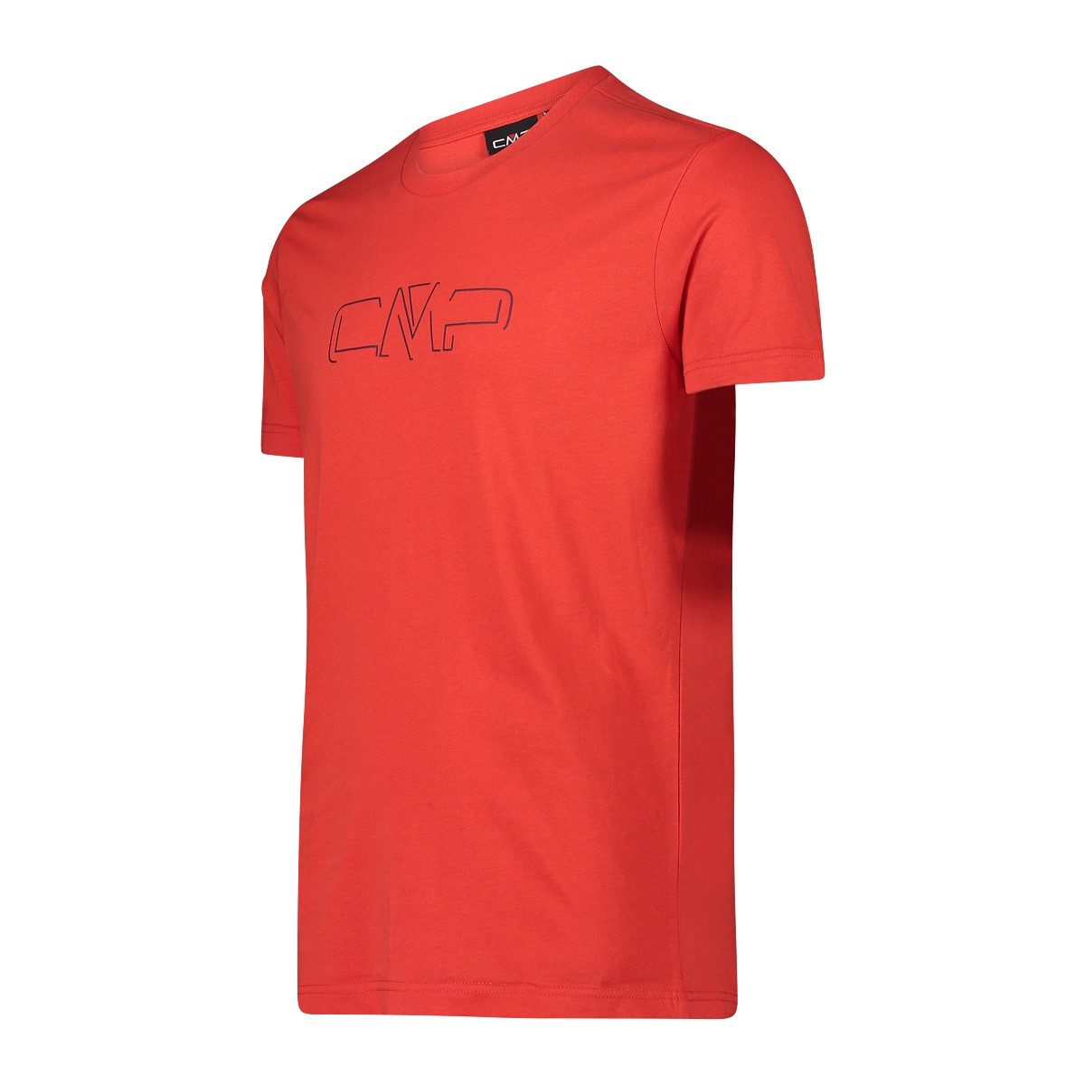 CMP T-Shirt Logo Print (Baumwolle) rot Herren