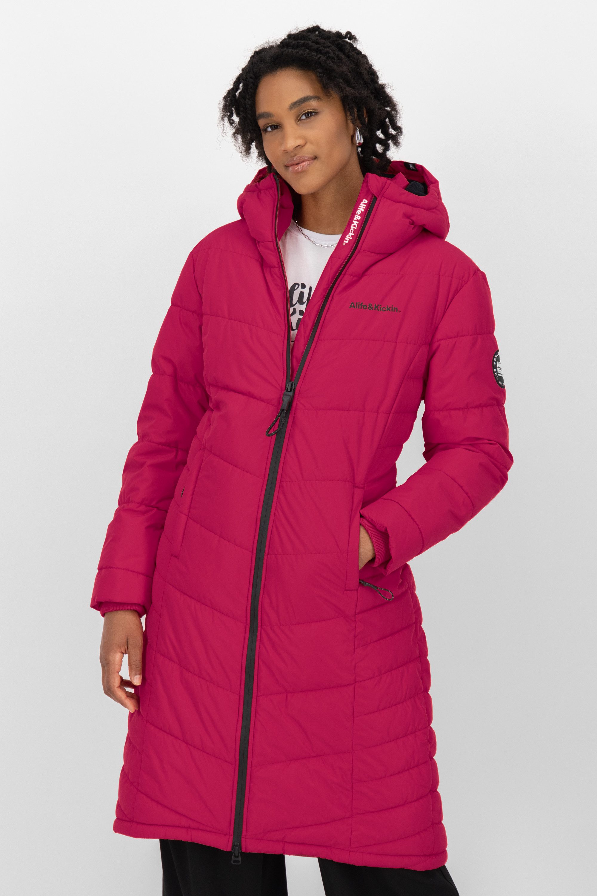 Alife & Kickin Winterjacke Damen VedaAK A Parka Leichter gefütterter Mantel günstig online kaufen