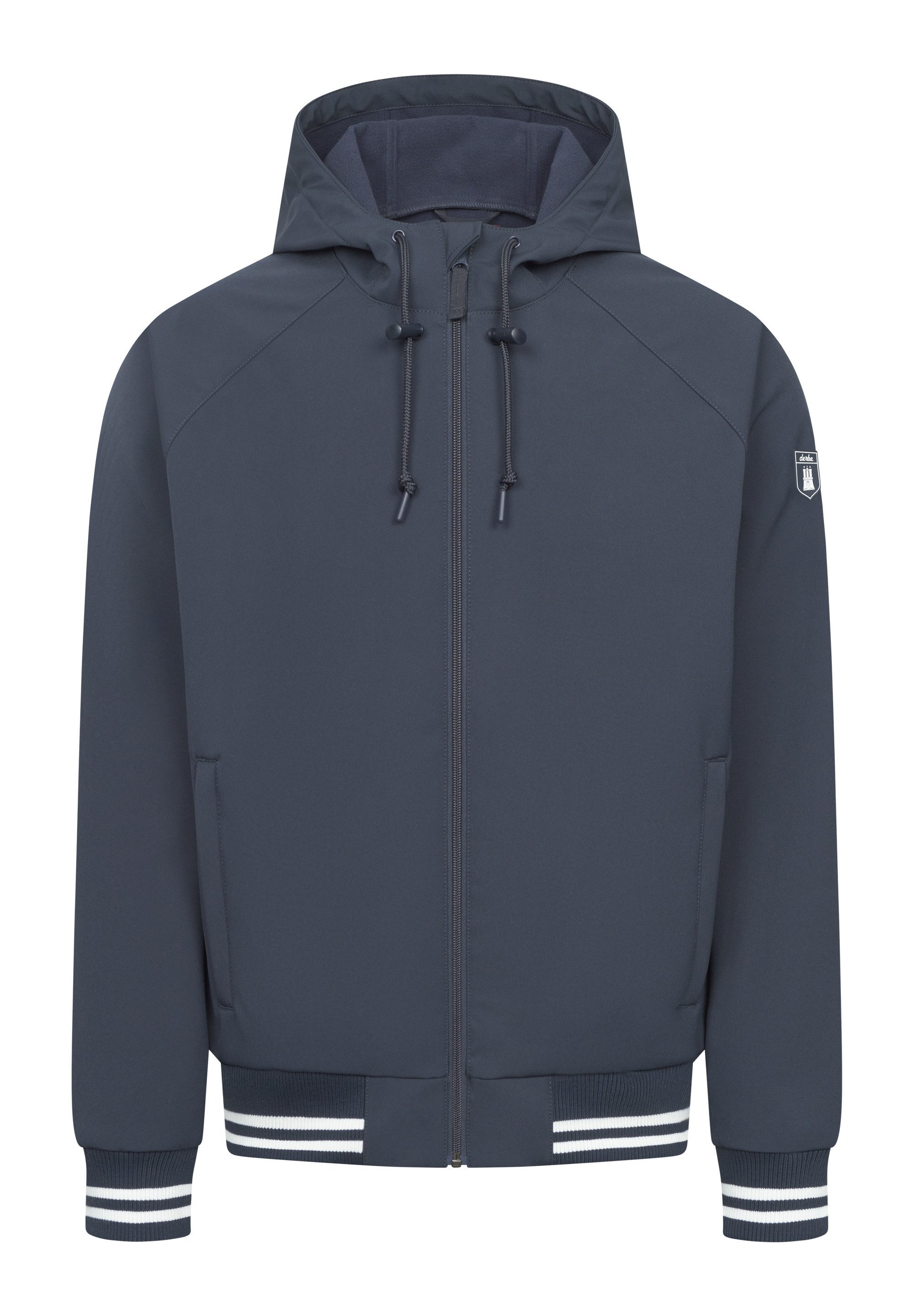 Derbe Softshelljacke Helgoby wasserabweisend, winddicht, Kapuze günstig online kaufen