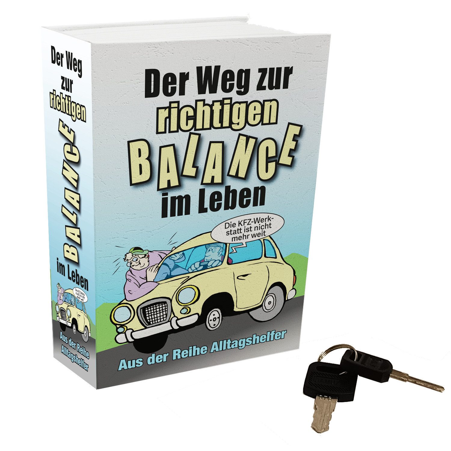 speecheese Buchtresor Richtige Balance im Leben finden Booksafe