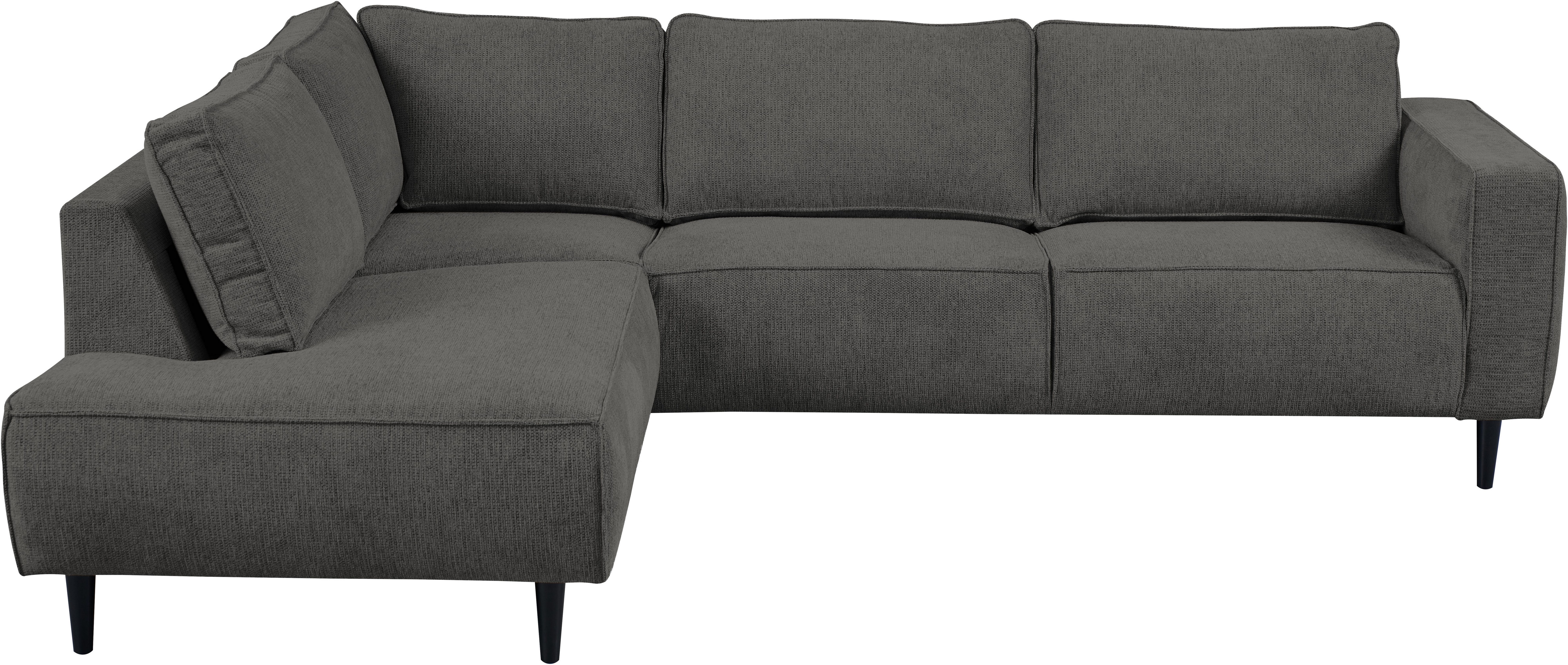 Home affaire Ecksofa "Fumone, Lederoptik oder Soft-Touch Chenille" Breite 2 günstig online kaufen
