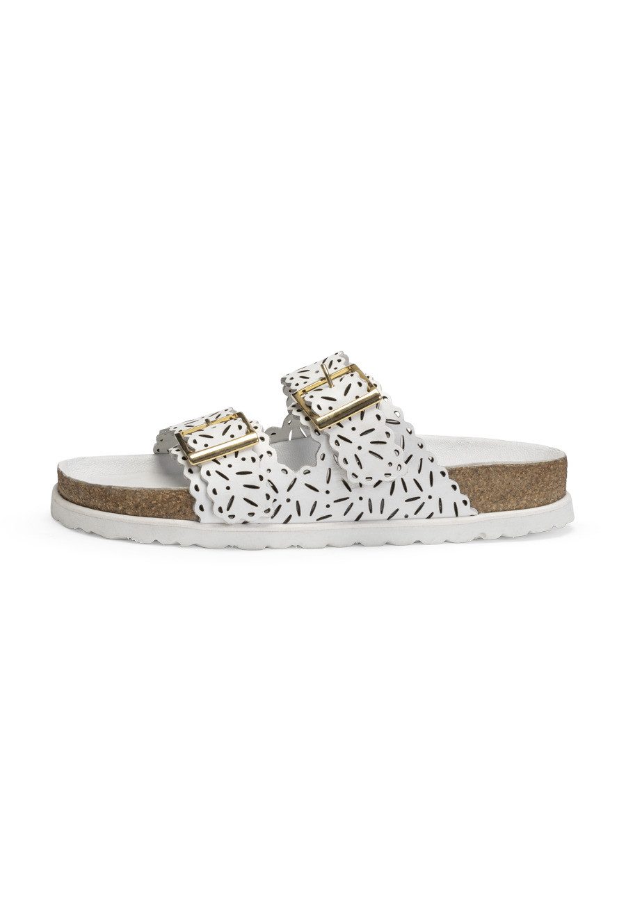 vitaform Damen Pantoletten Softnappaleder Pantolette