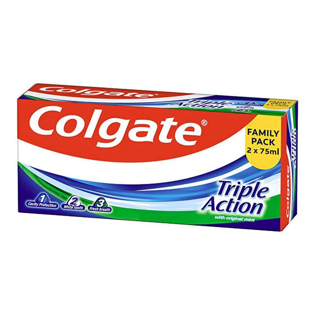 Colgate Zahnpasta Triple Action Zahnpasta 2 x 75 ml