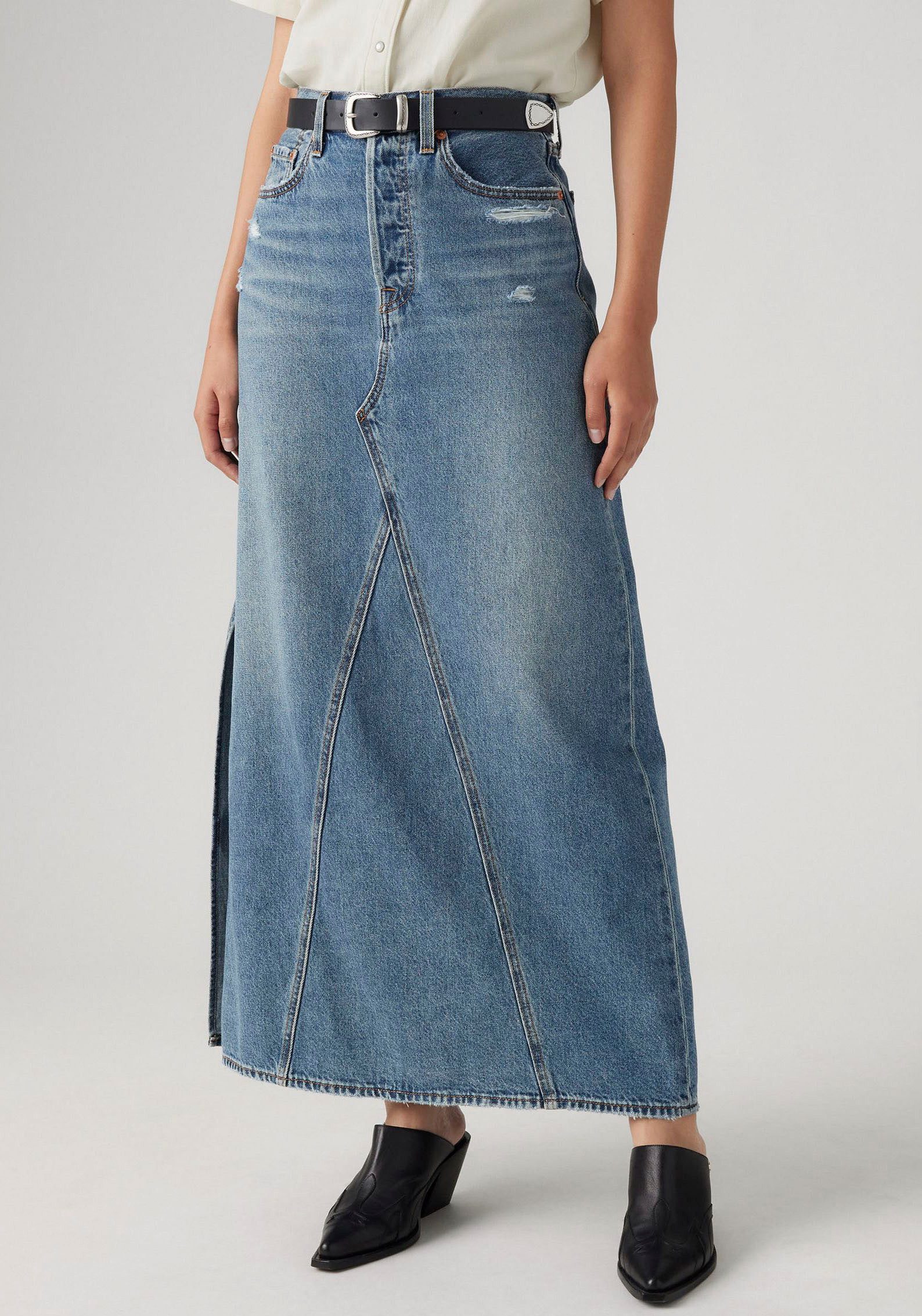 Levi's® Jeansrock ICONIC LONG SKIRT im Five-Pocket Style günstig online kaufen