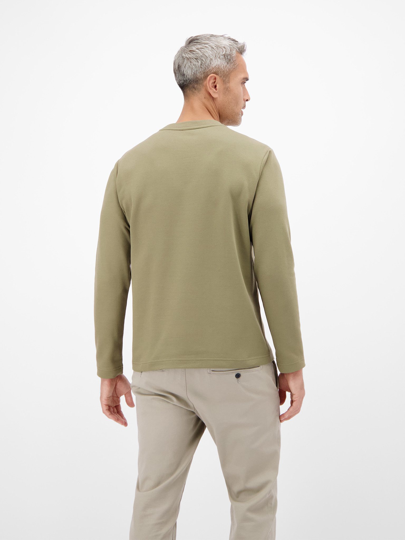 LERROS Langarmshirt mit Rundhals und Brusttasche günstig online kaufen