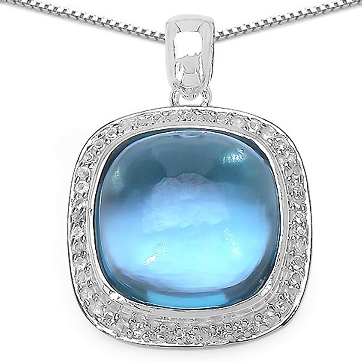 XEN Kette mit Anhänger blau...