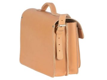 Ruitertassen Aktentasche Classic, 38 cm Schultasche mit 2 Fächern, kleine Lehrertasche, rustikales Leder