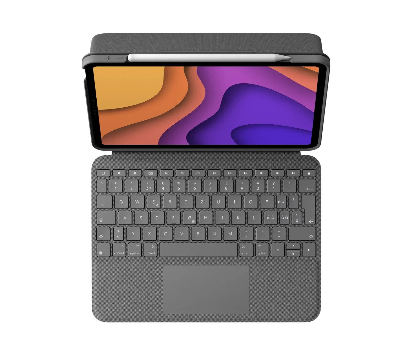 Logitech Folio Touch Tastatur-Case für für iPad Pro 11 Zoll 1., 2., 3., 4. Gen. iPad-Tastatur (Blickwinkel: 20-60)