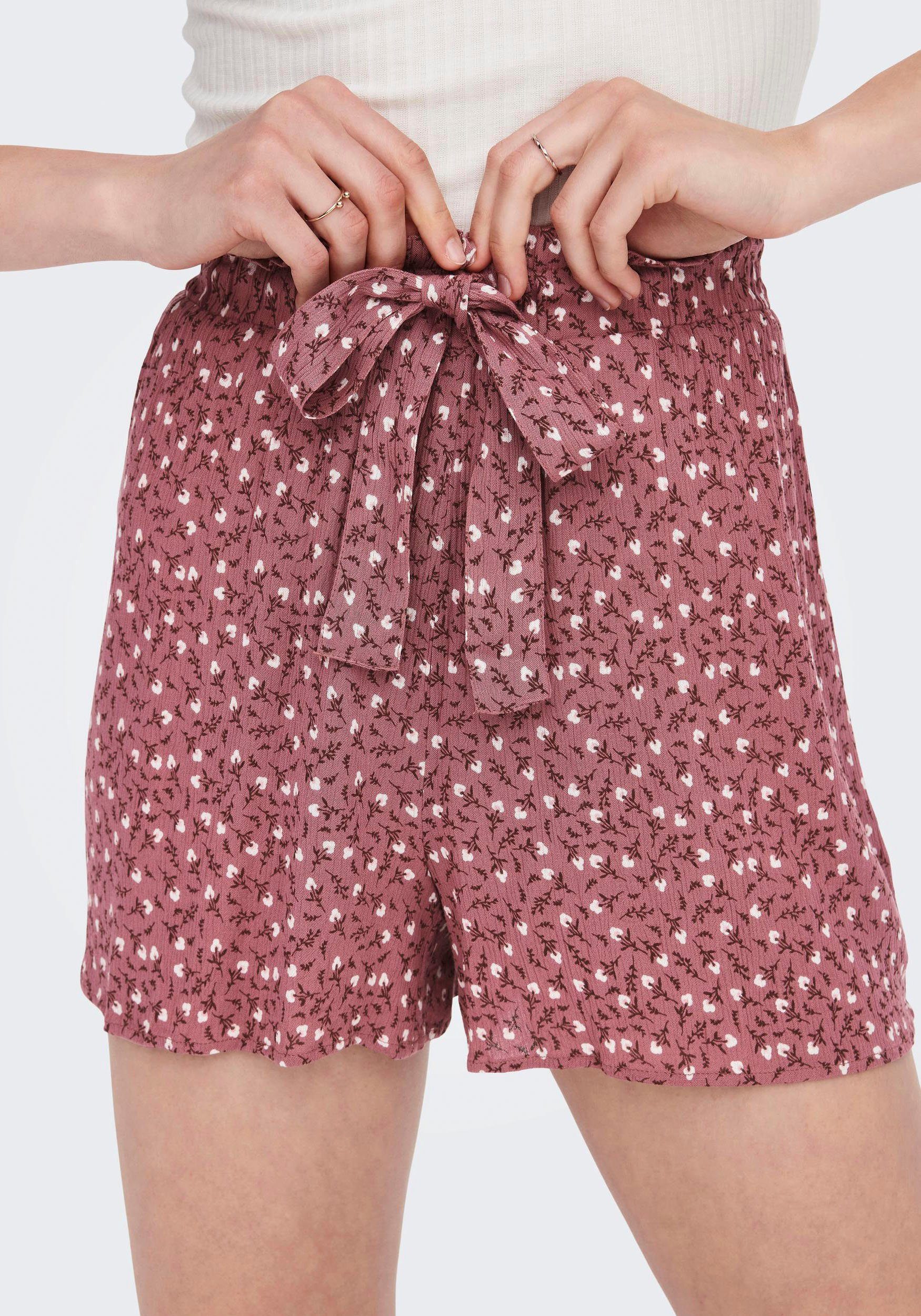 ONLY Shorts ONLROMINA LIFE SHORTS WVN NOOS Rose Brown AOP:RANDI DITSY | 