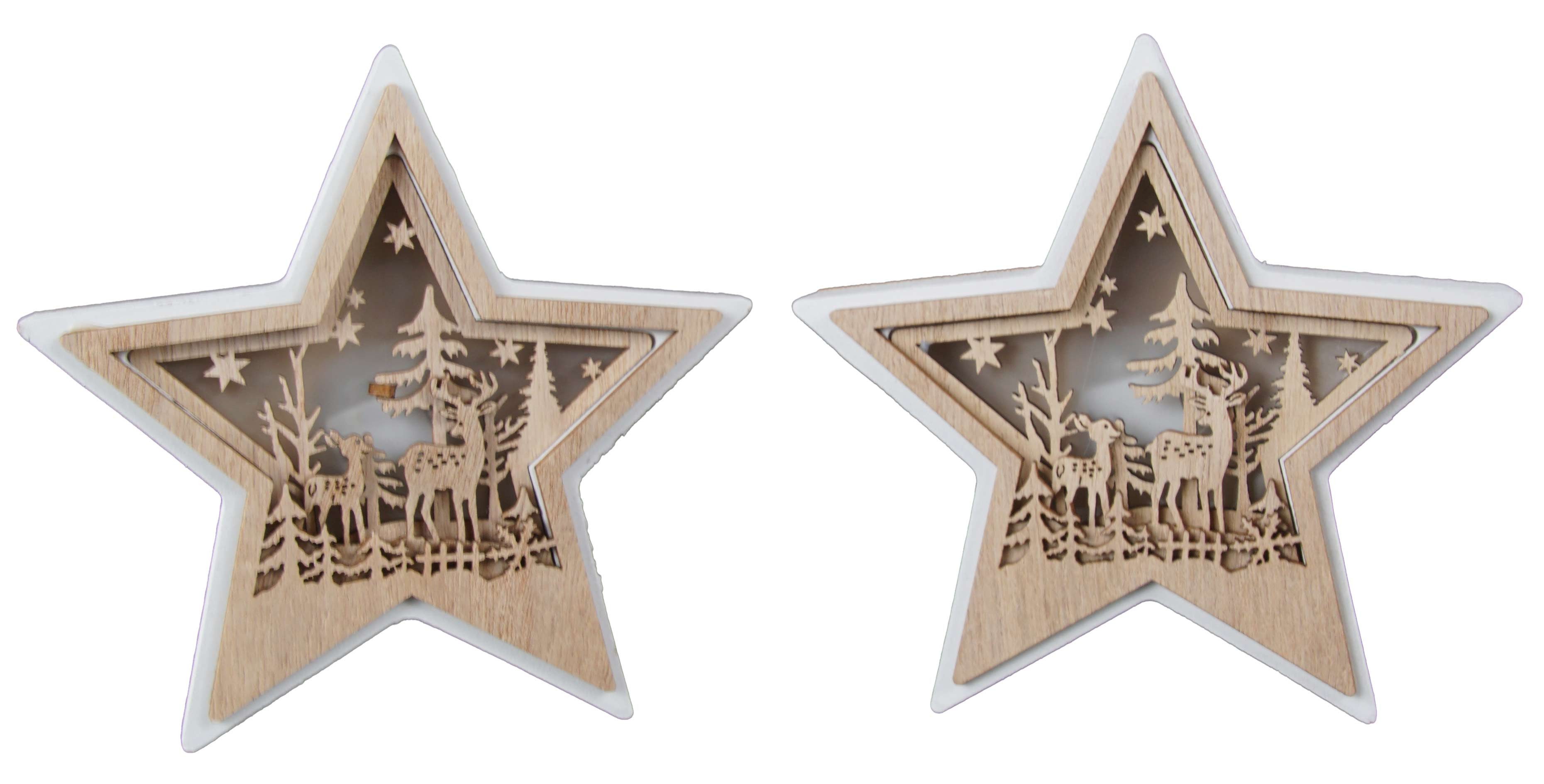 IKO LED Lichterbogen 2er Set LED Sterne (2-tlg)