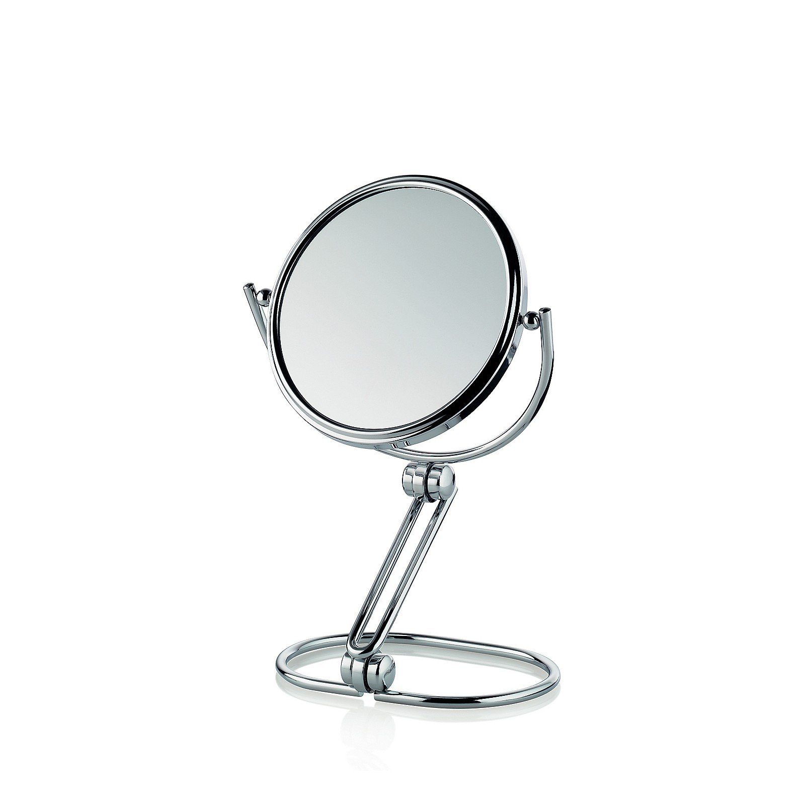 Standspiegel Spiegelfläche, 1x-/5x-Vergrößerung verstellbare faltbar, Safia, kela