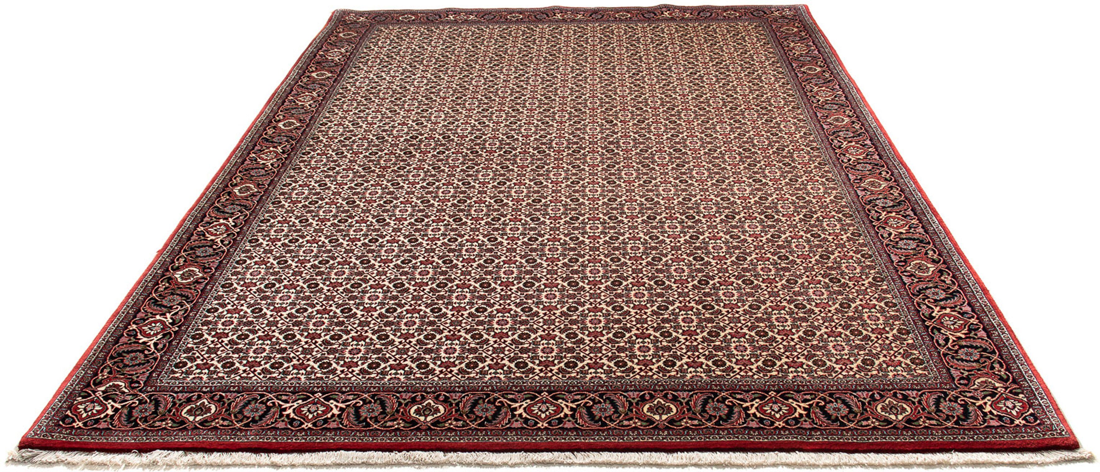 Orientteppich Perser - Bidjar - 294 x 200 cm - beige, morgenland, rechteckig, Höhe: 15 mm, Wohnzimmer, Handgeknüpft, Einzelstück mit Zertifikat