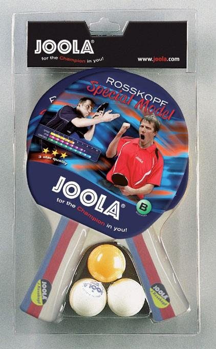 Sport Schläger Joola Tischtennisschläger Rossi (Packung, 5-tlg., mit Bällen)