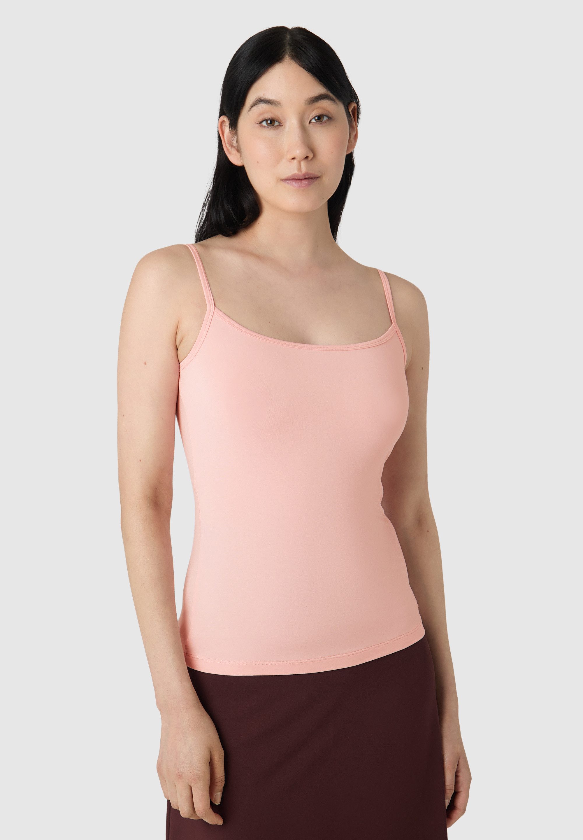 Les Lunes Spaghettitop ELIZAA Top Basic Basic Spaghetti Top aus weichem Bam günstig online kaufen