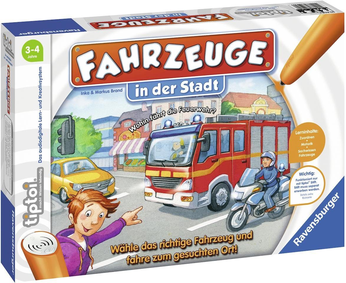 Image of RAVENSBURGER Fahrzeuge in der Stadt tiptoi Spiele/Puzzles, Mehrfarbig