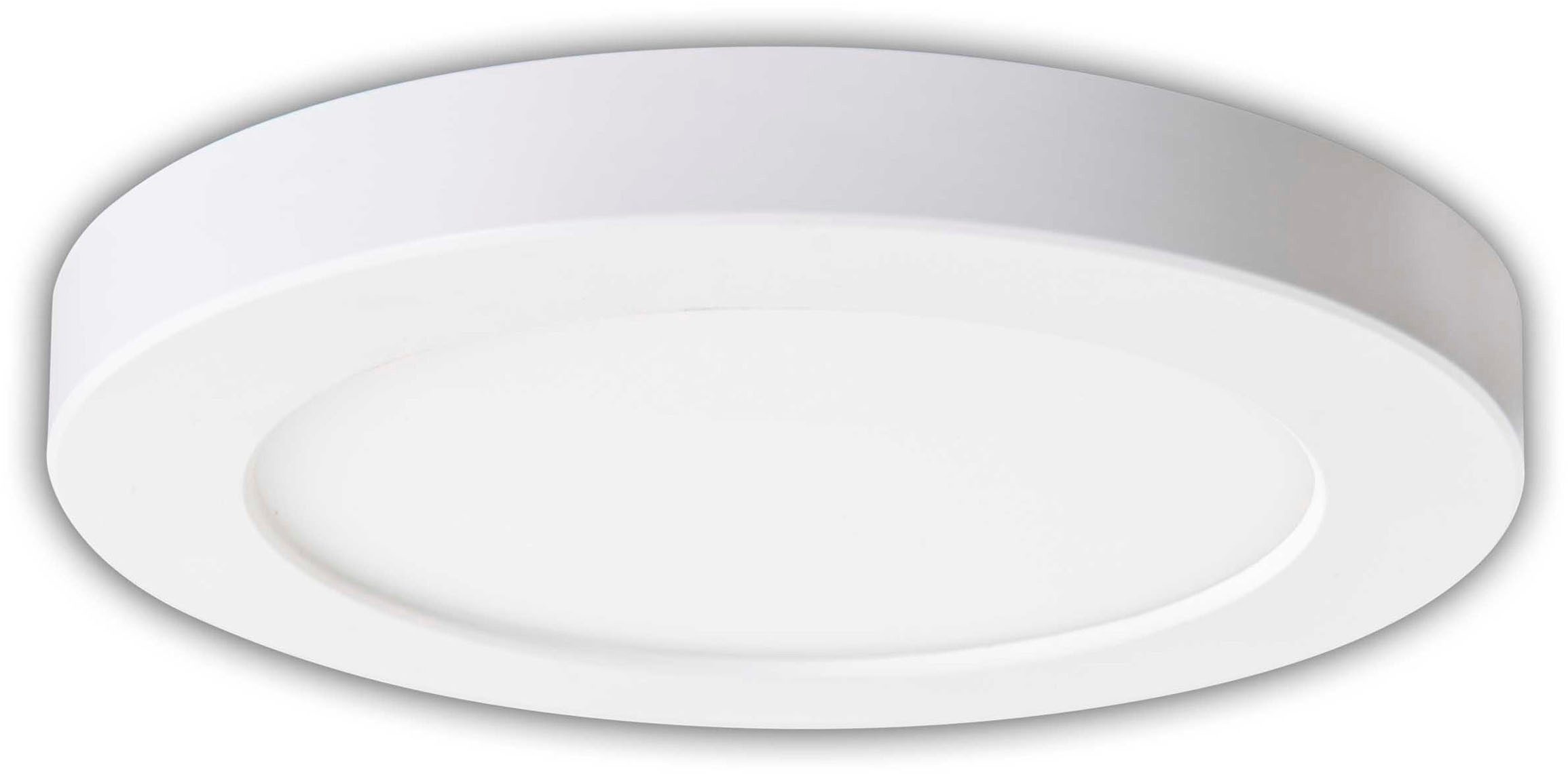 näve LED Deckenleuchte Bonus, LED fest integriert, warmweiß - kaltweiß, rund, D: 17cm, weiß, CCT per Gerätschalter, flexible Installation