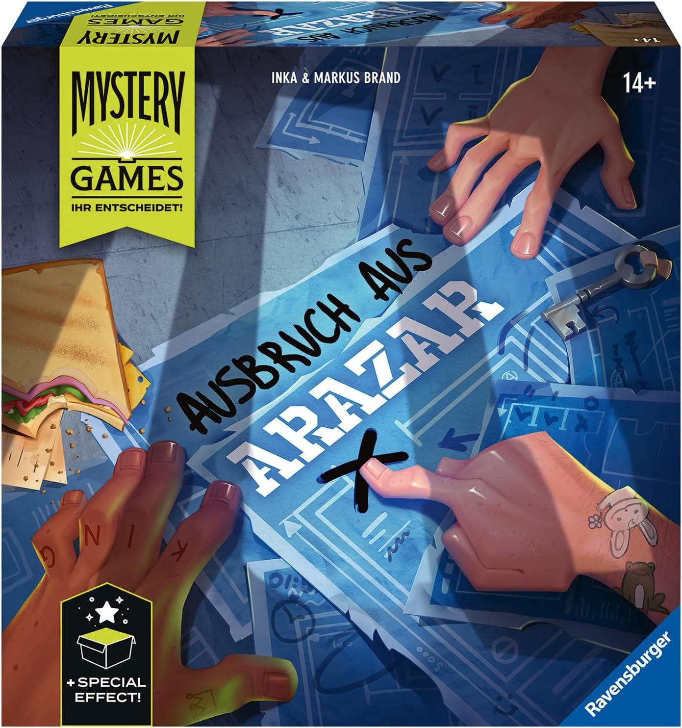 Ravensburger Spiel Ravensburger 27365 Mystery Games Der Ausbruch aus Arazar 14+