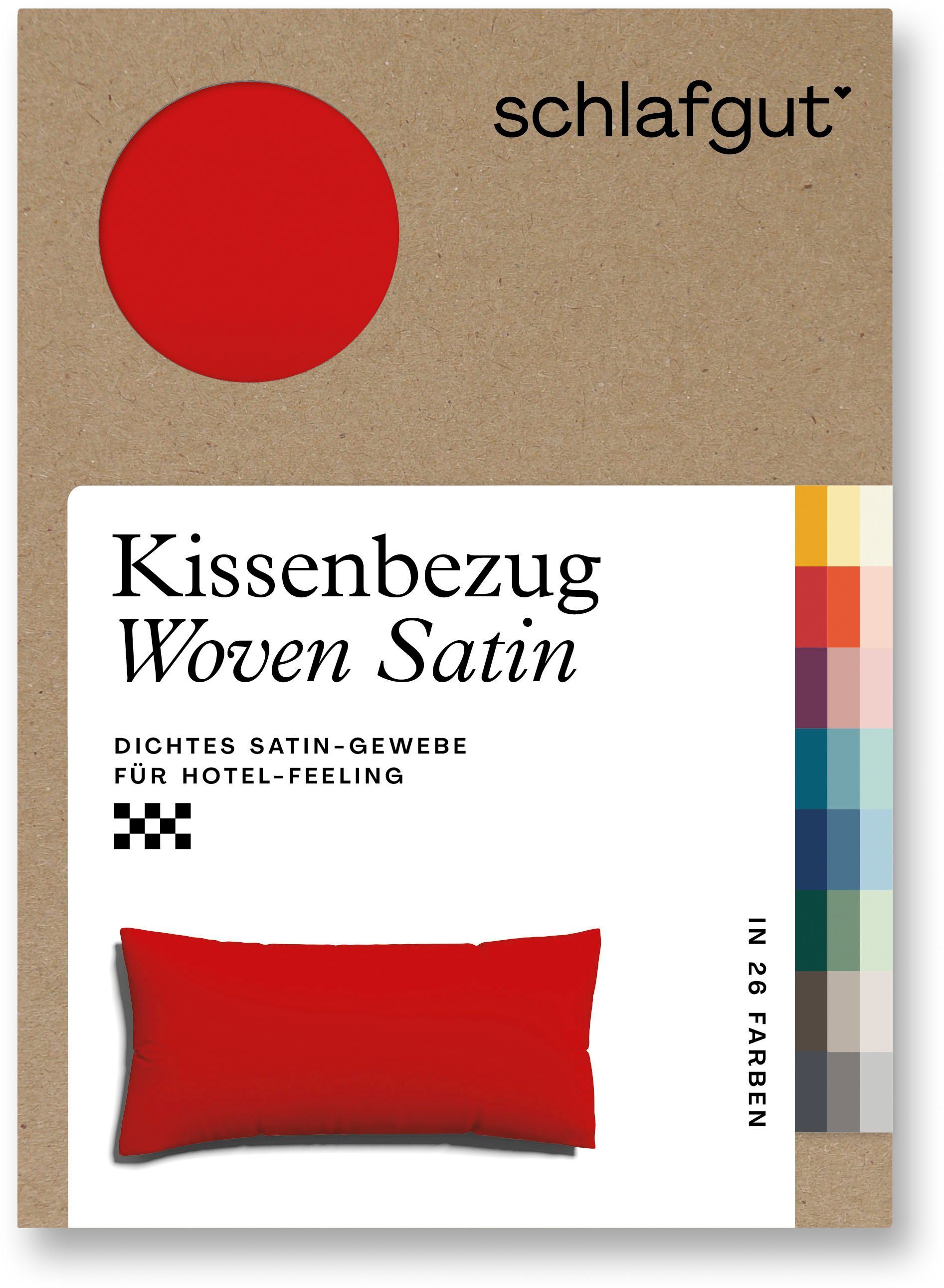 Schlafgut Kissenbezug Woven Satin aus Mako-Baumwolle, günstig online kaufen