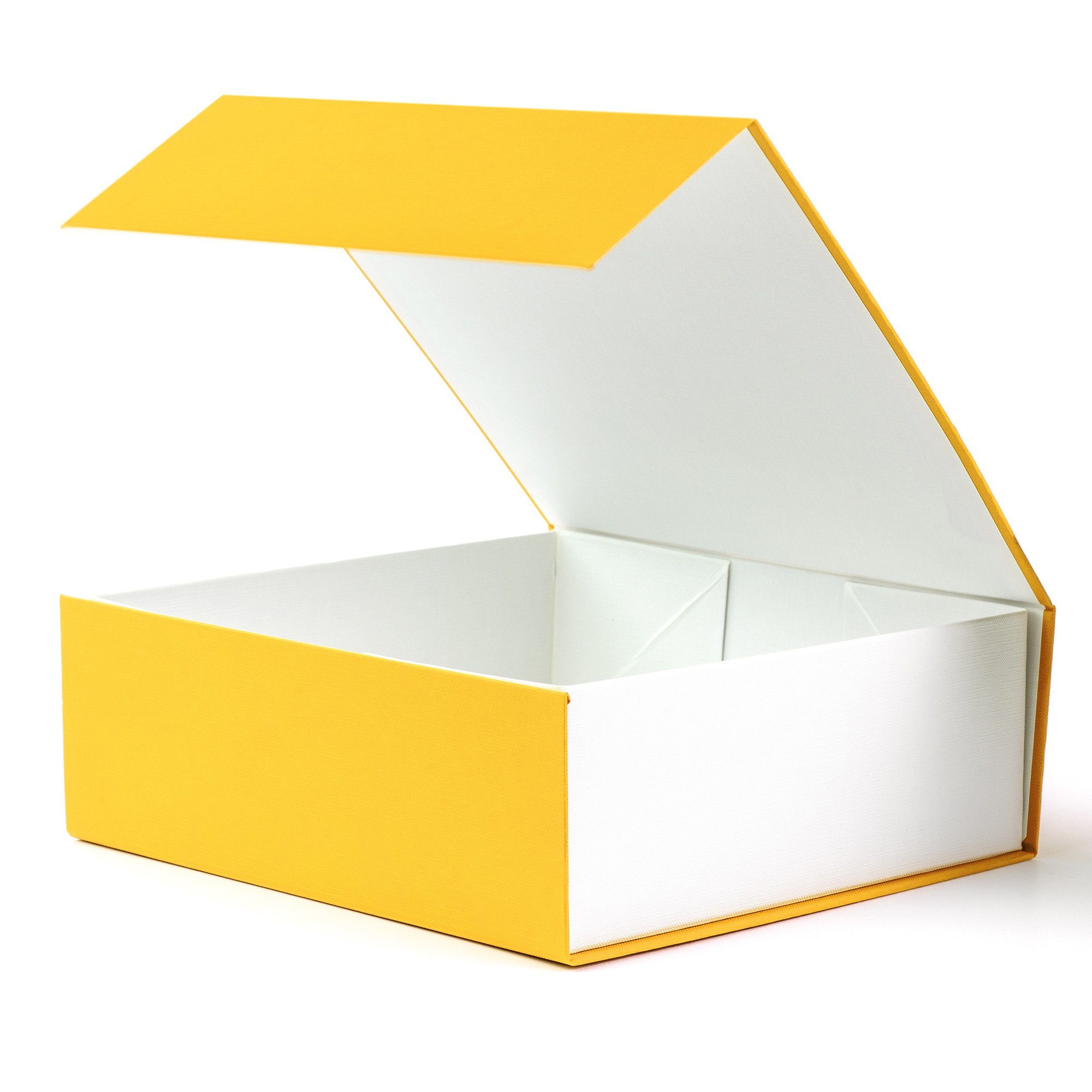 AdelDream Aufbewahrungsbox Geschenkbox Rechteck mit Deckel und Magnet für Hochzeiten, Geburtstagsgeschenk und Babybrautjungfer Geschenkbox Gold