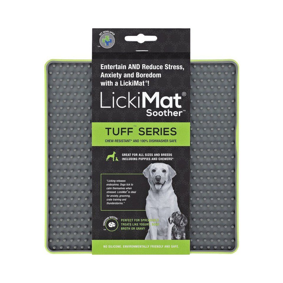LickiMat Antischlingnapf Soother Tuff green