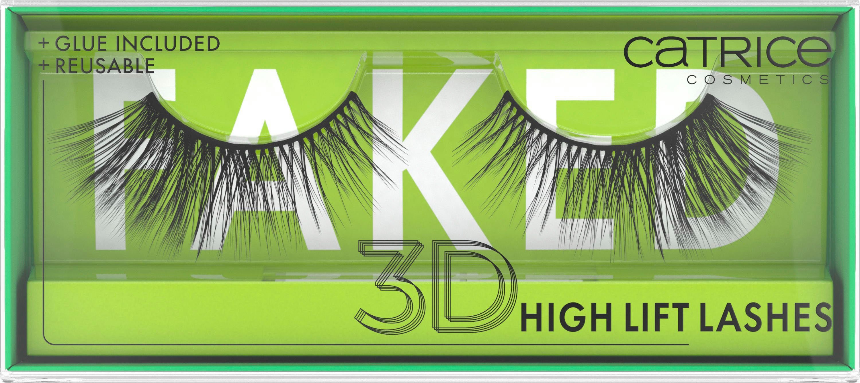 Catrice Bandwimpern Faked 3D High Lift Lashes, Set, 3 tlg.