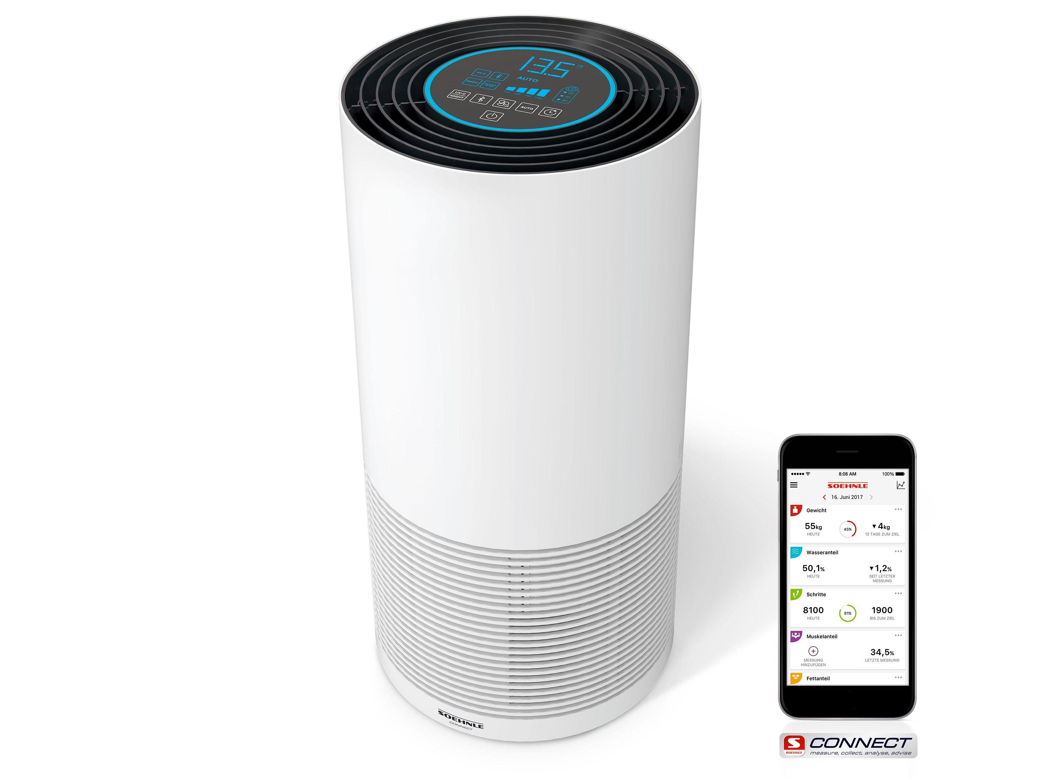 Soehnle Luftreiniger Airfresh Clean Connect 500, mit Bluetooth® online  kaufen | OTTO