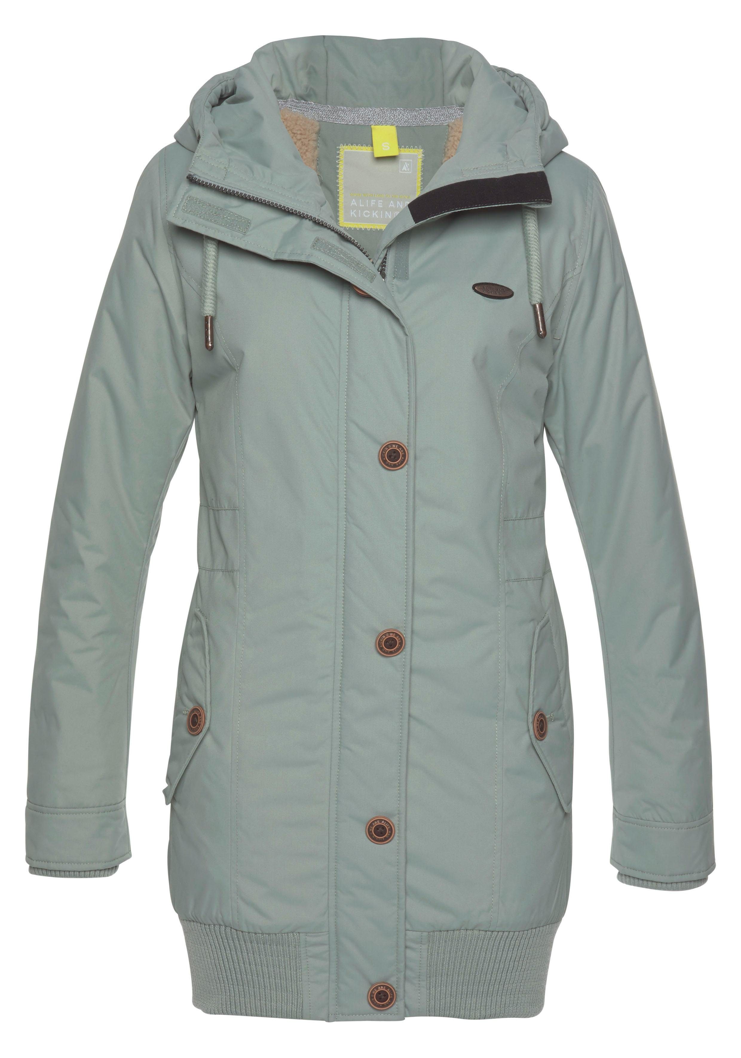 Alife & Kickin Winterjacke »AbbyAK« warm gefütterter Parka Gefütterte Herrenjacke von KangaROOS für 29,99€ (statt 40€)