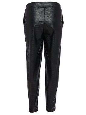 MONACO blue Jogger Pants Leggings figurumspielend in Krokodilleder-Optik