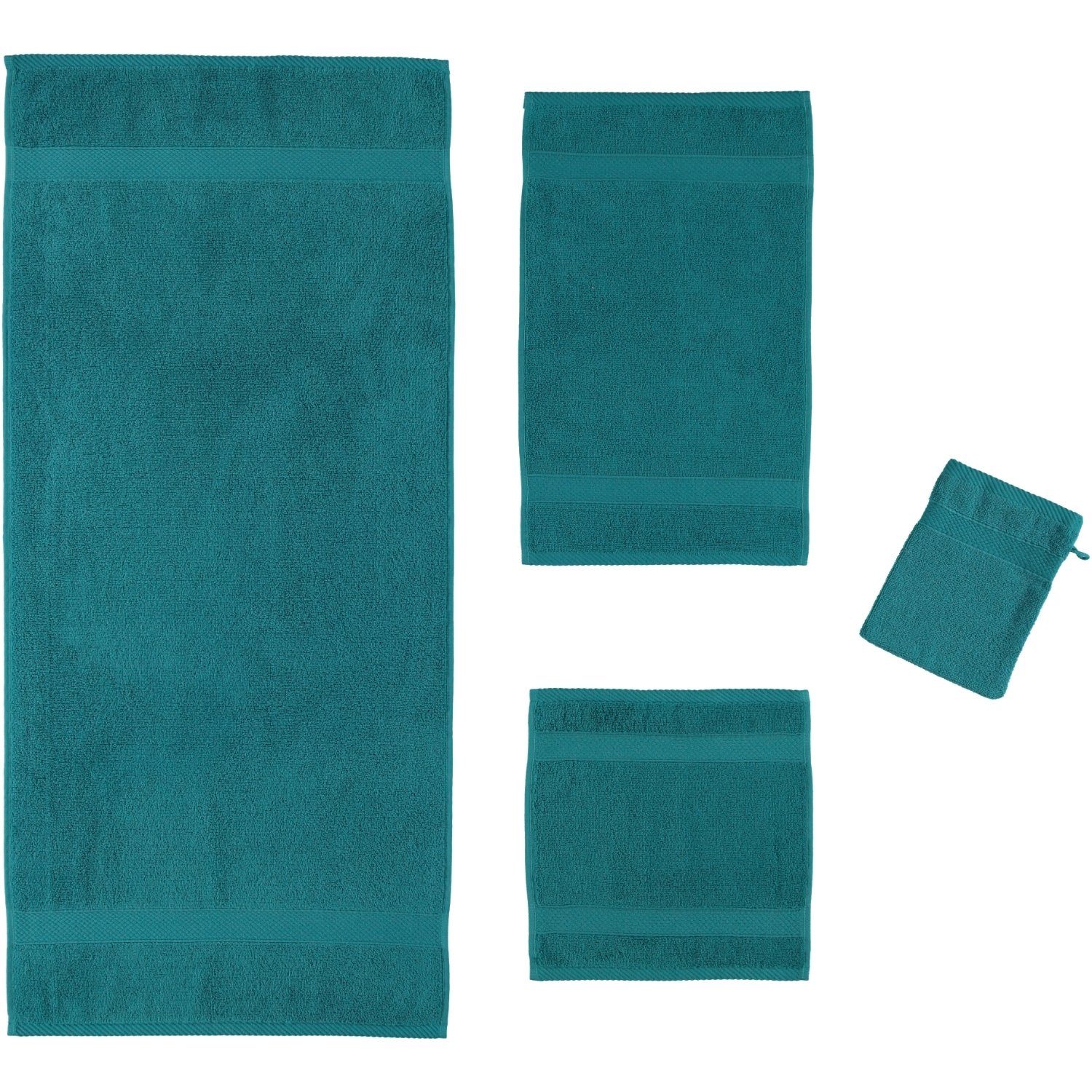 - Egeria 100% Handtücher Diamant, turquoise 464 Baumwolle dark