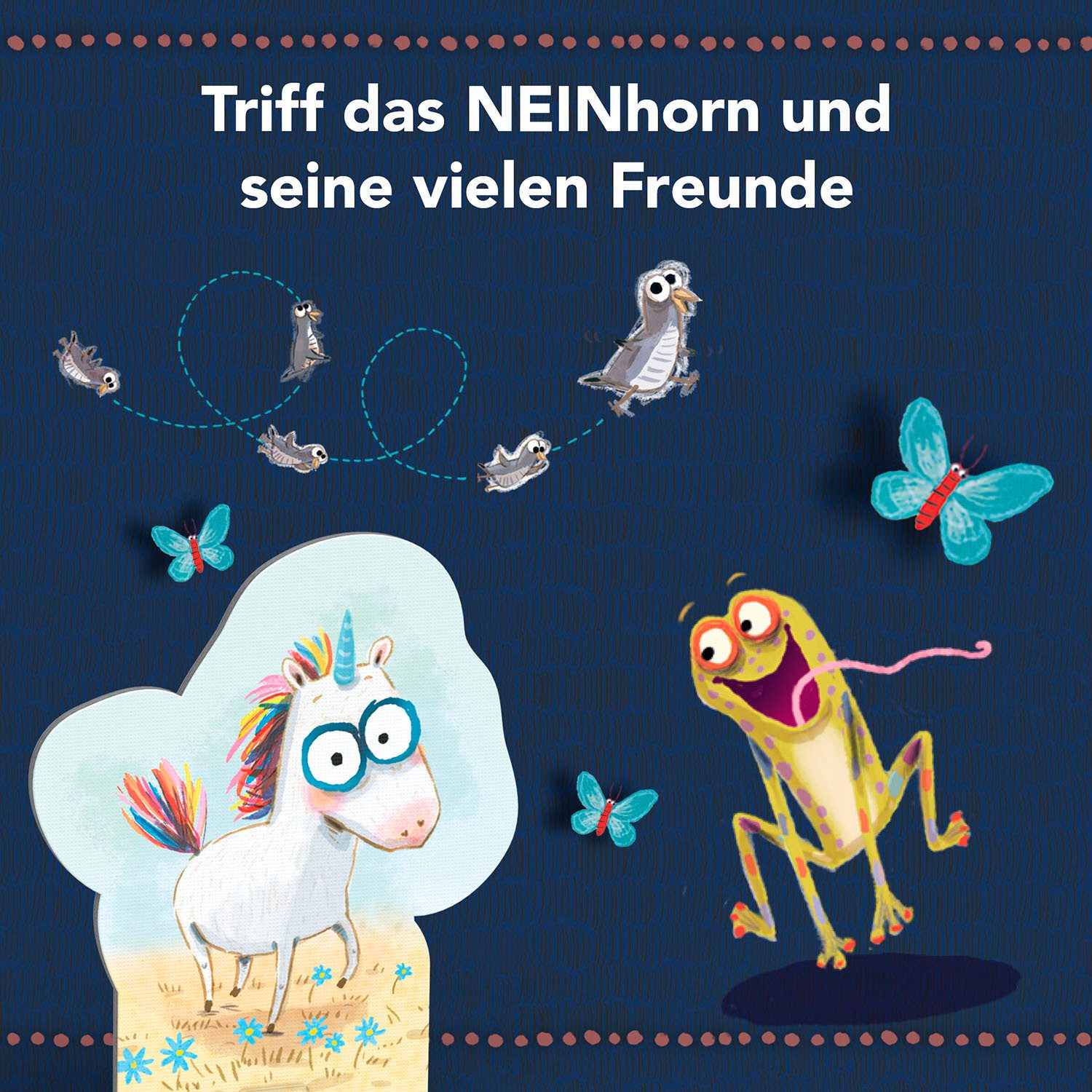 Kosmos Puzzle Mein erstes Story-Puzzle Das NEINhorn, 15 Puzzleteile, Made in Germany