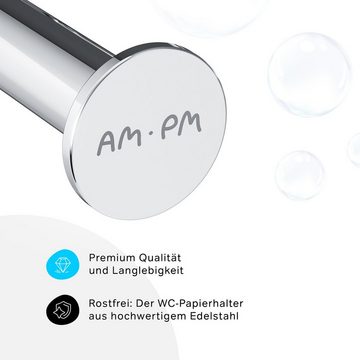 AM.PM Toilettenpapierhalter Klopapierhalter Inspire 2.0, kratz- und rostbeständig,Montagesatz im Lieferumfang enthalten