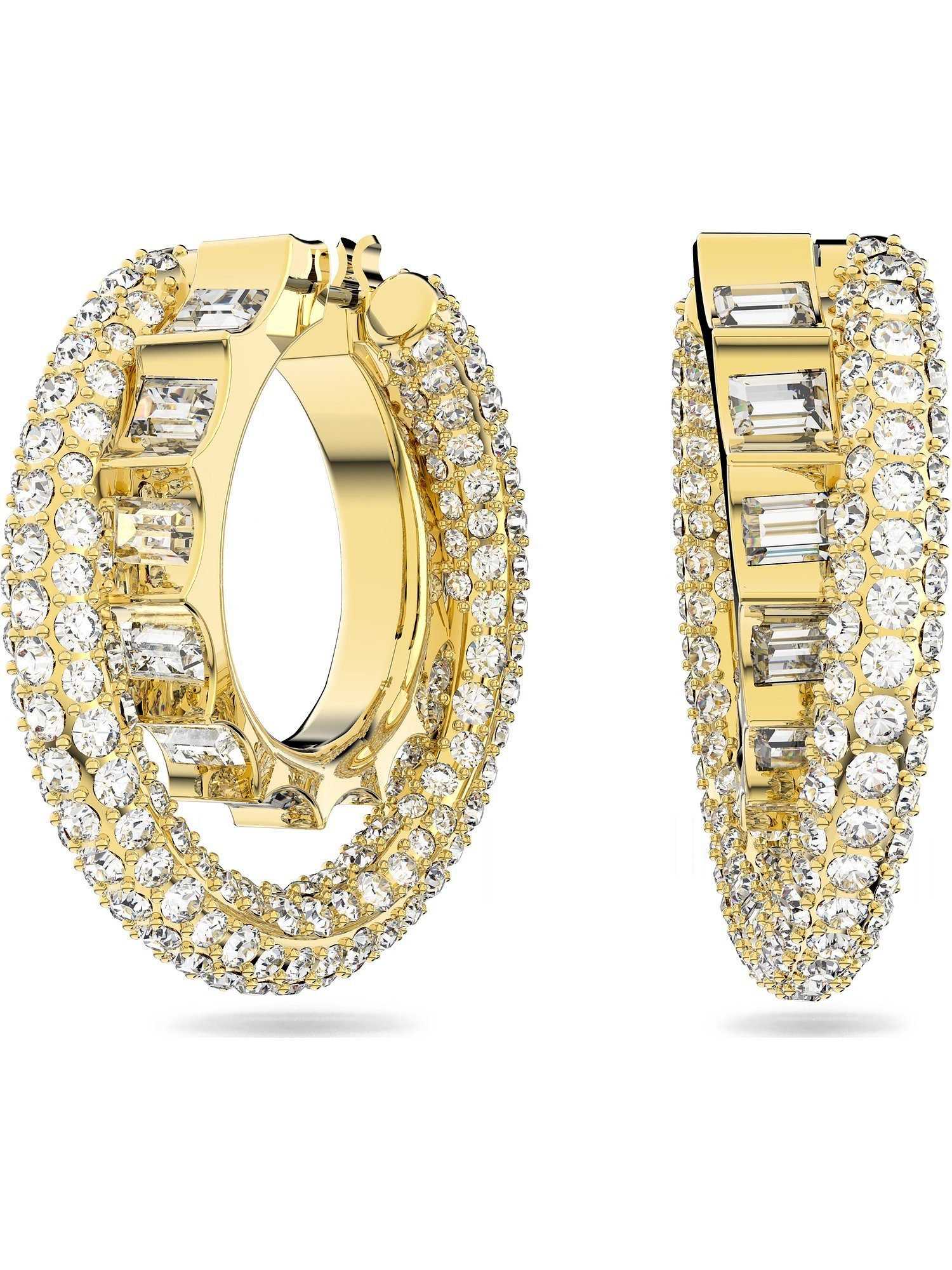 Swarovski Paar Creolen Swarovski Damen-Creolen Metall Swarovski-Kristall (Paar), Rota