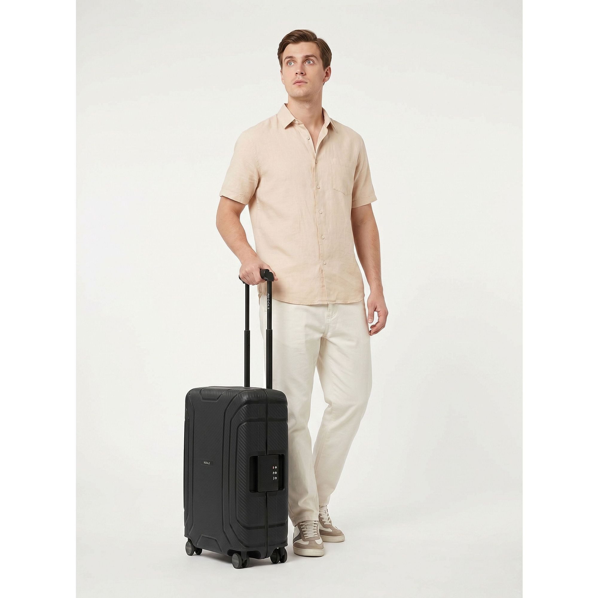 Redolz Handgepäck-Trolley Essentials 15, 4 Rollen, Polypropylen
