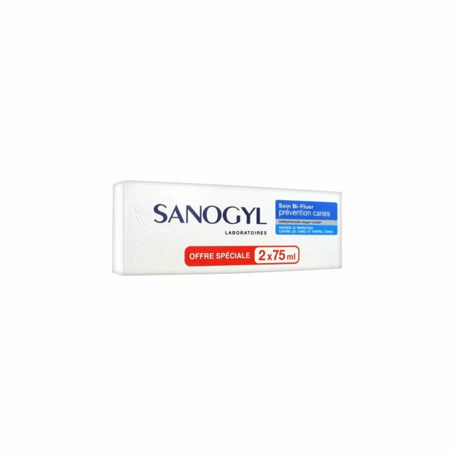 Sanogyl Zahnpasta “Sanogyl Bi Fluorine 1500 Soin 2 X 75 ml”