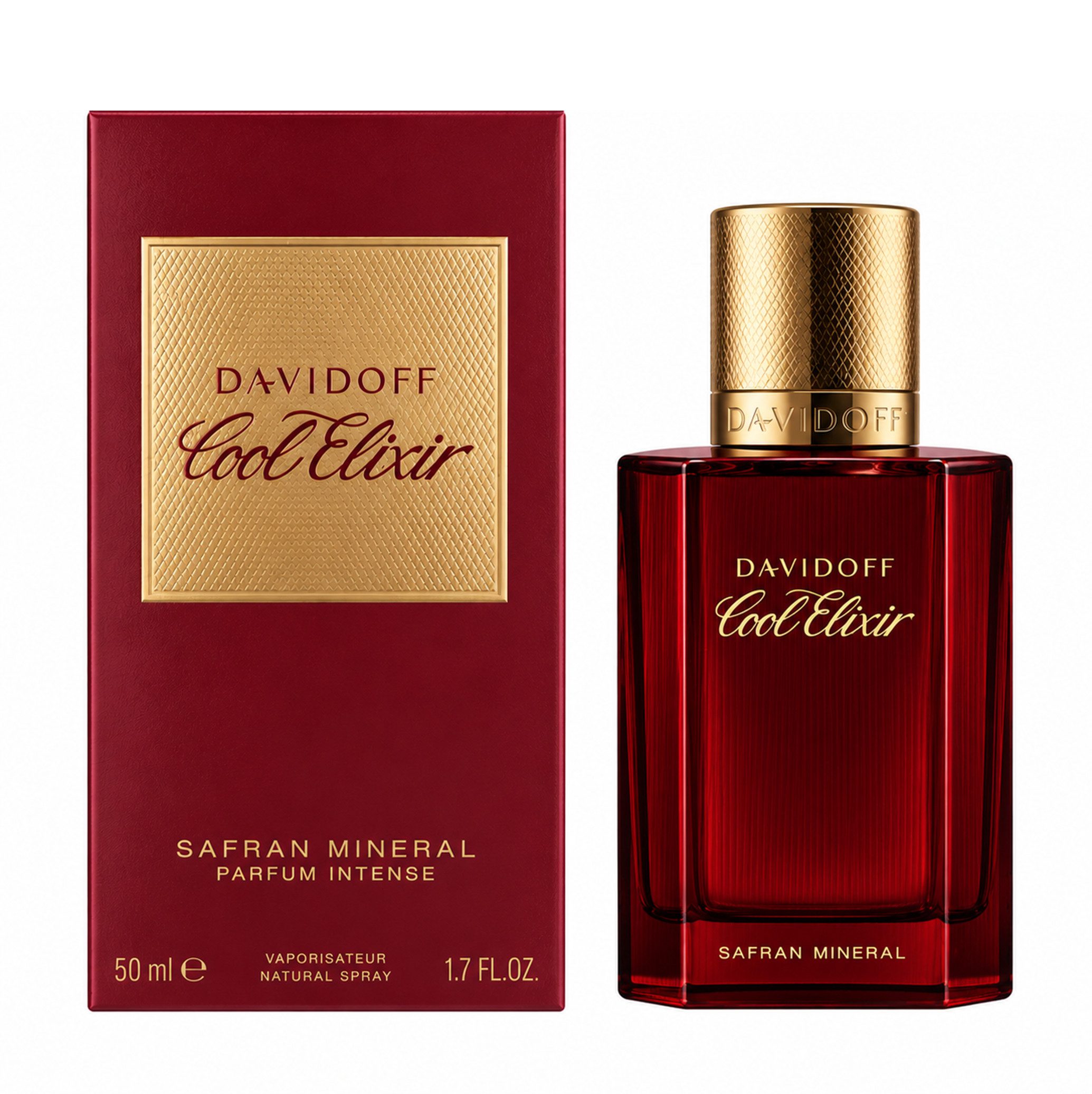DAVIDOFF Eau de Parfum Davidoff Cool Elixir Safran Mineral Parfum Intense 50ml