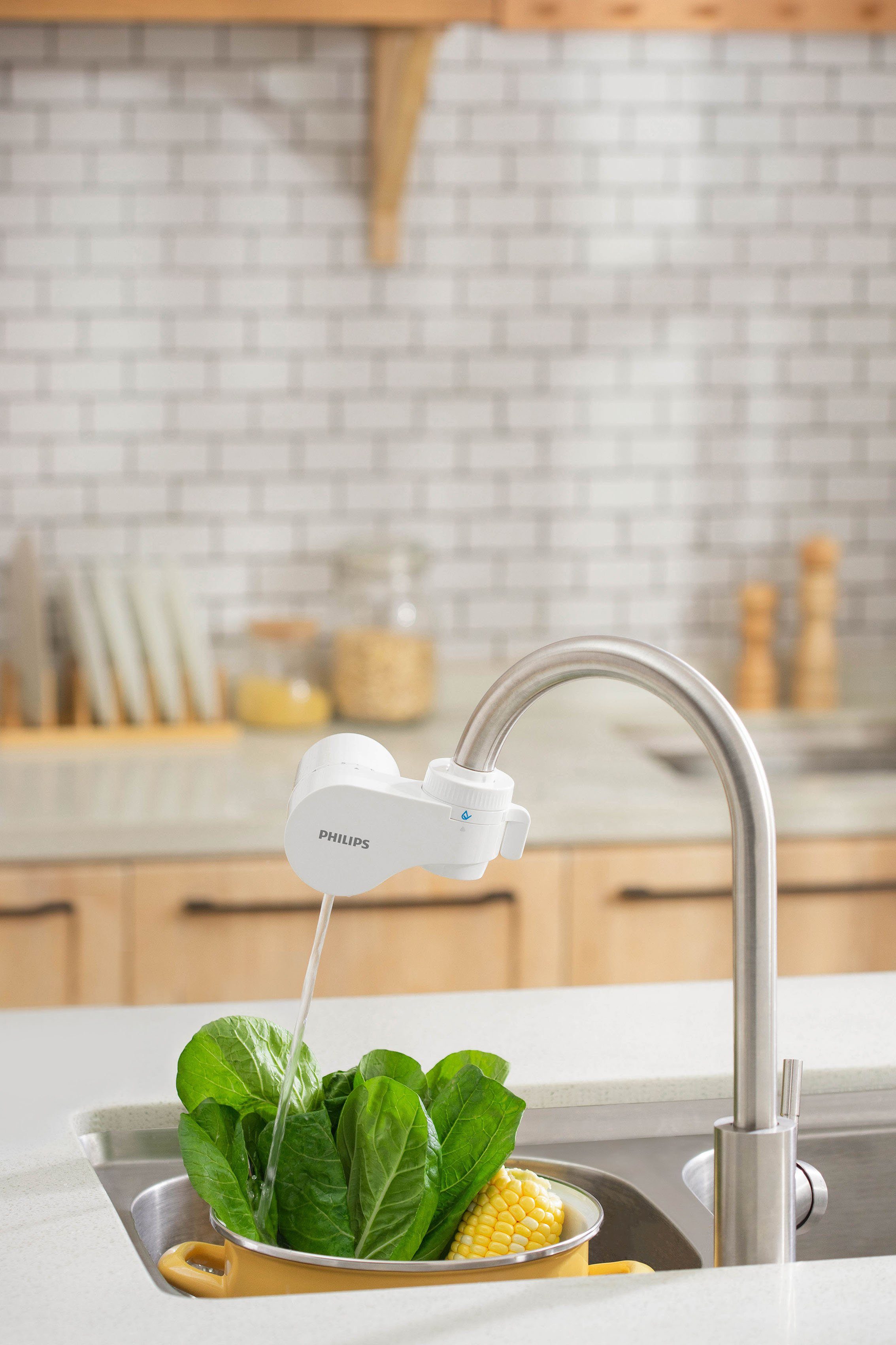 Philips Kalk- und Wasserfilter AWP3754/10 Wasserhahnfilter, Filtration am Wasserhahn – Bild 5 von 5