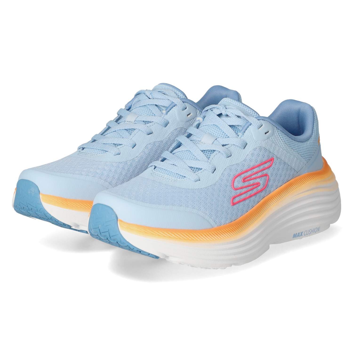 Skechers Skechers 129470 BLOR Damen Textil & Synthetik blau Schnürschuh