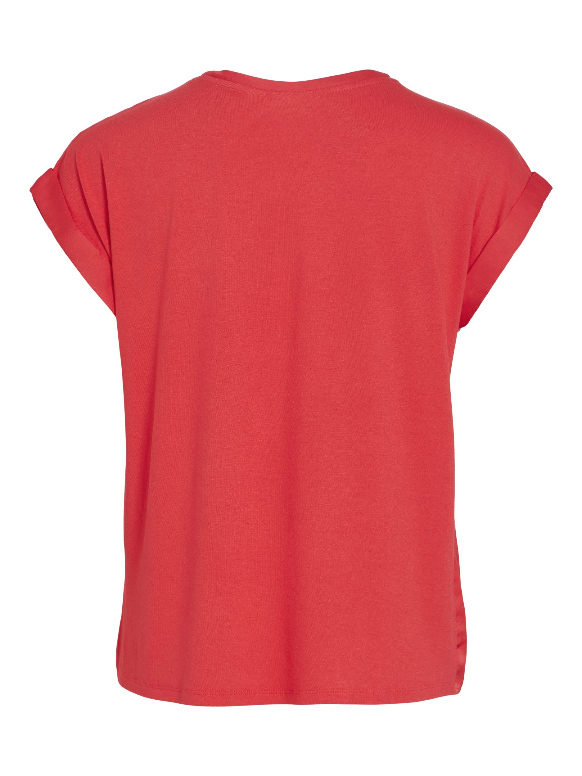 Vila Kurzarmbluse VIELLETTE S/S SATIN TOP - NOOS – Bild 2 von 5