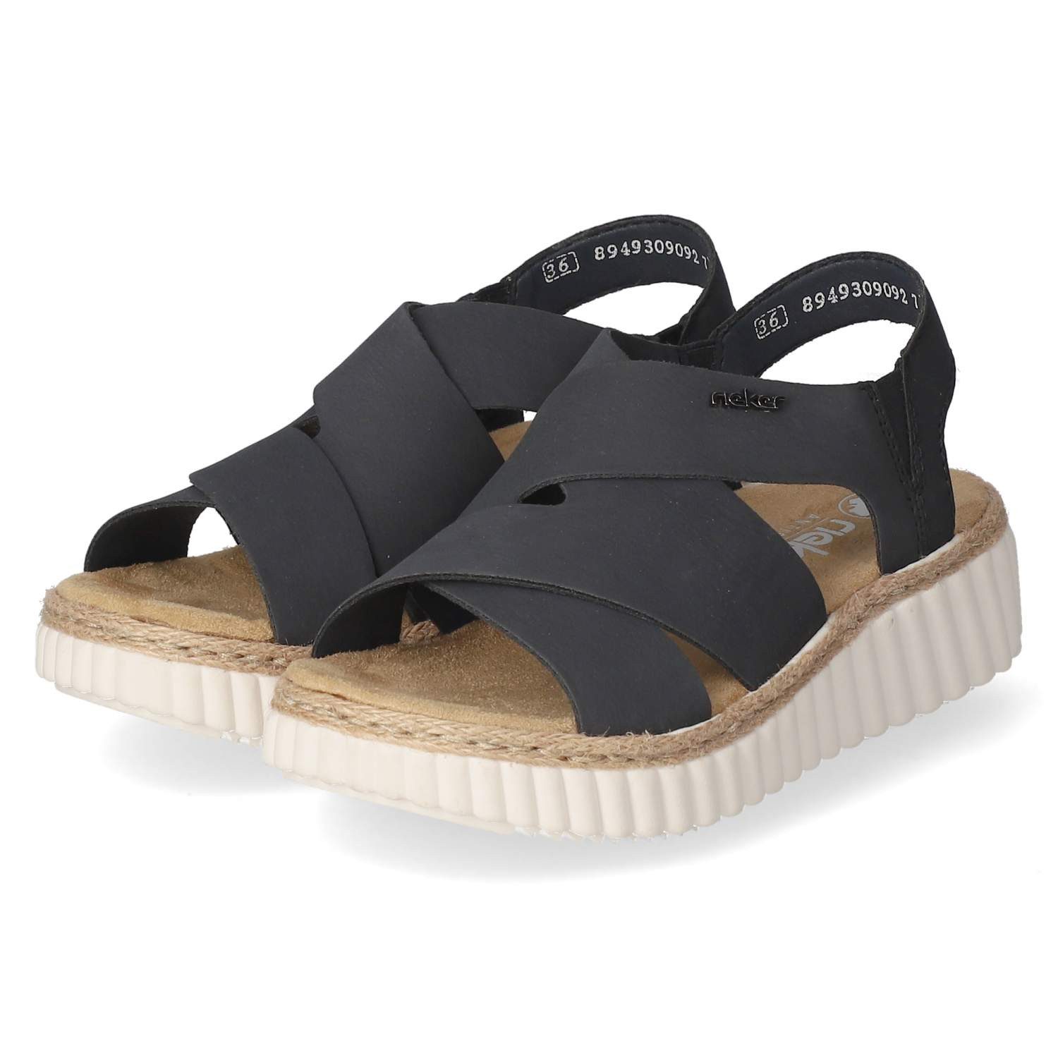 Rieker Rieker 69264-14 Damen Synthetik blue Sandalette