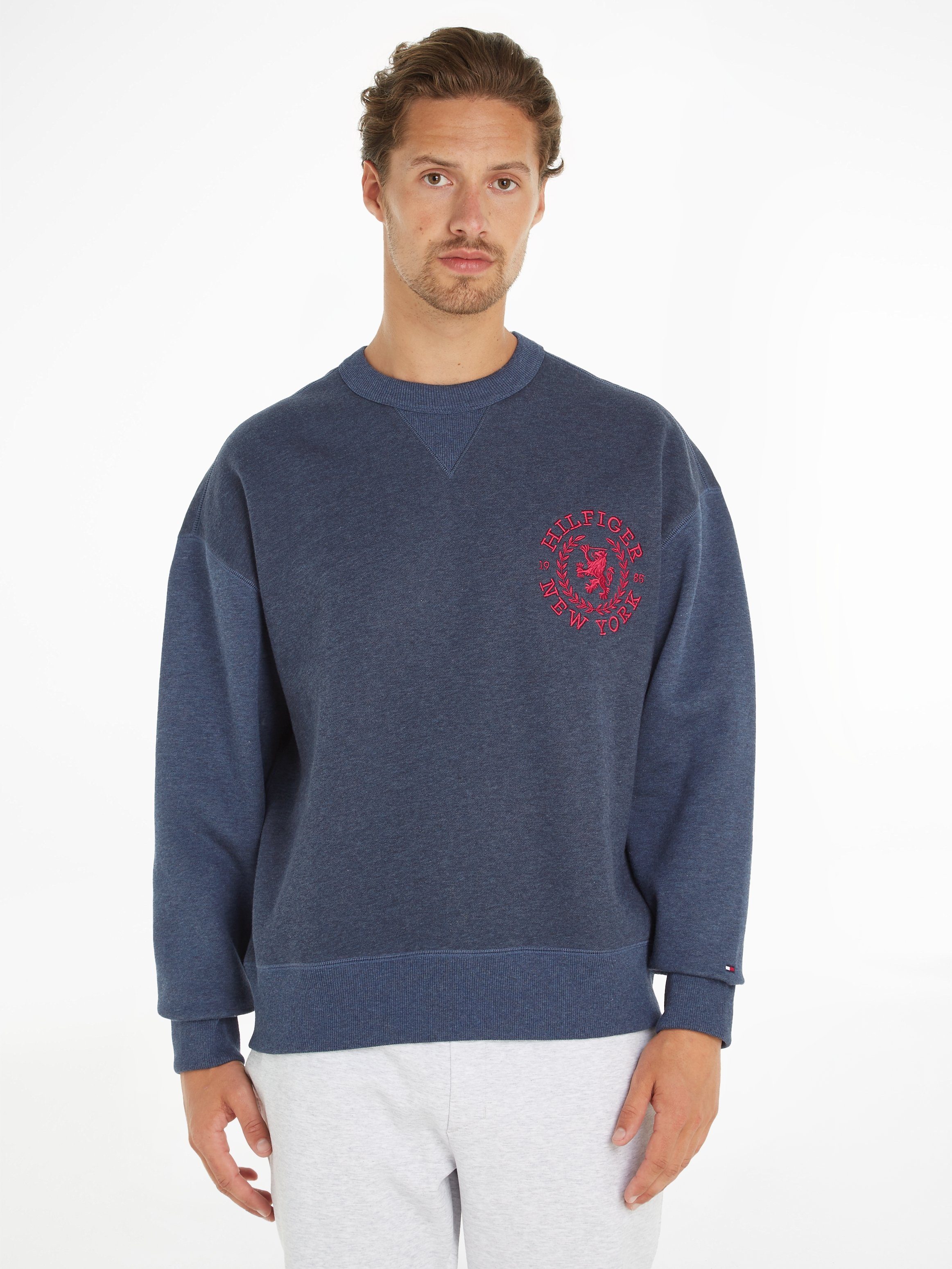 Tommy Hilfiger Sweatshirt SMALL CREST CREWNECK günstig online kaufen