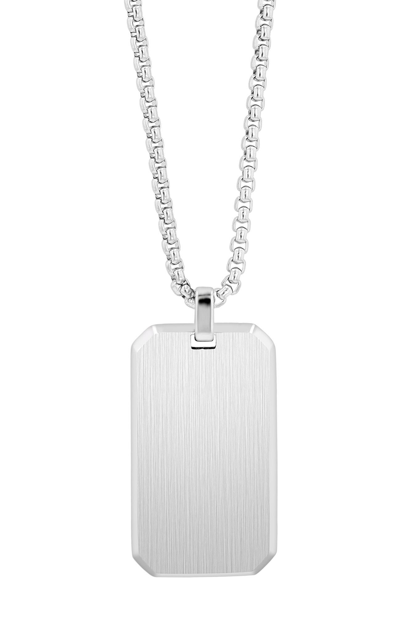 AKZENT Kette mit Anhänger Thorin, silberfarbig, langlebig